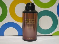 BATH  BODY WORKS  MAHOGANY TEAKWOOD BODY SPRAY  3.7 OZ