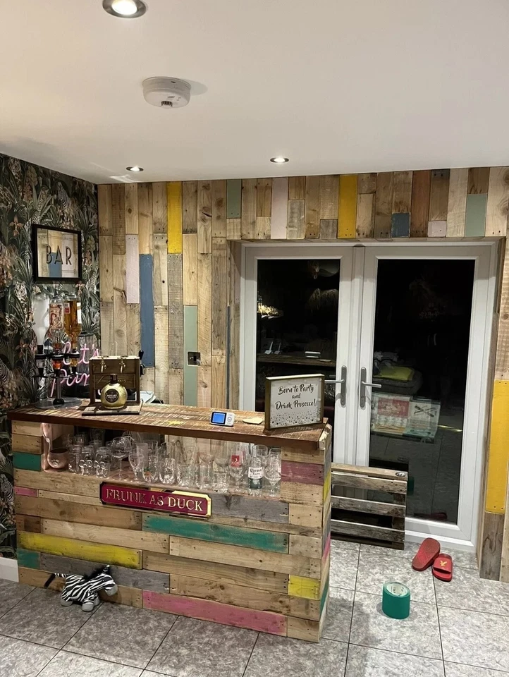 10m²-Reclaimed Pallet Wood FREE P&P - Wall Cladding Recycled Timber Planks Board - Image 2 of 4