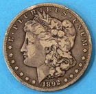 1892-CC Morgan Silver Dollar - Rare!