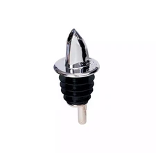 Spill-Stop 370-00 Chrome Plastic Pourer - Dozen