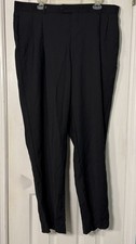 Brand Unknown Men  s Black Dress Pants Tuxedo Pants 100 Wool 39W