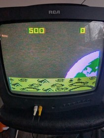 Demon Attack (Intellivision) Cart, Manual, Box, & Overlays! Tested & Working!