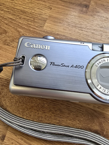 Canon Digital Camera PowerShot A400 3.2MP Blue Tested - Picture 2 of 12