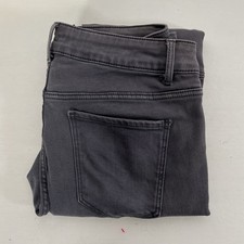 Decjuba Womens Grey Mid Rise Bikers Skinny Stretch Jeans Size 10 Good Condi JP36
