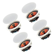 Herdio 6.5" 600 Watts Bluetooth Ceiling Speakers Wireless Home Recessed Speak...