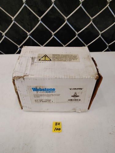 Webstone H-50403 3/4" Full Port Brass Uni Ball Valve Sweat Manual Lever