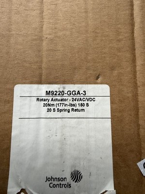 JOHNSON CONTROLS M9220-GGC-3