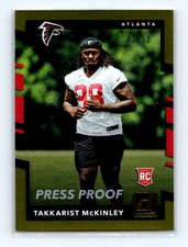 2017 Donruss #400 Takkarist McKinley Press Proof Gold #/50 Rookie