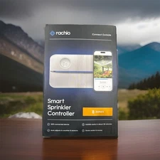 Rachio CONNECT OUTSIDE 8-Zone WIFI Smart Sprinkler Controller 8ZULW-C White NEW