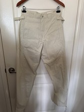 Lemaire Cream White Fast Dry 3D Trousers Men  s Size 46