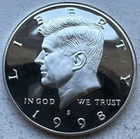 1998-S Kennedy Half Dollar Proof 90% Silver-INV#8589