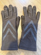 Vintage Brown Thinsulate Flex Women  s Gloves With Leather Details