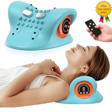 Neck Massager w/ Heat Portable Rechargeable 3-in-1 Cervical Shoulder Relaxation