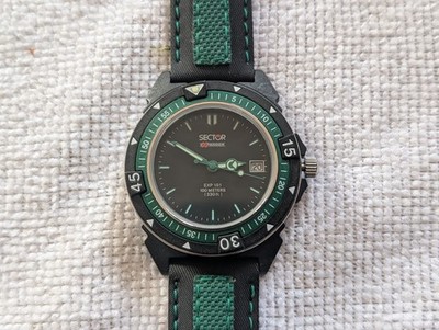 SECTOR EXPANDER Exp101 Vintage Wrist Watch Quartz Analog Like New Working