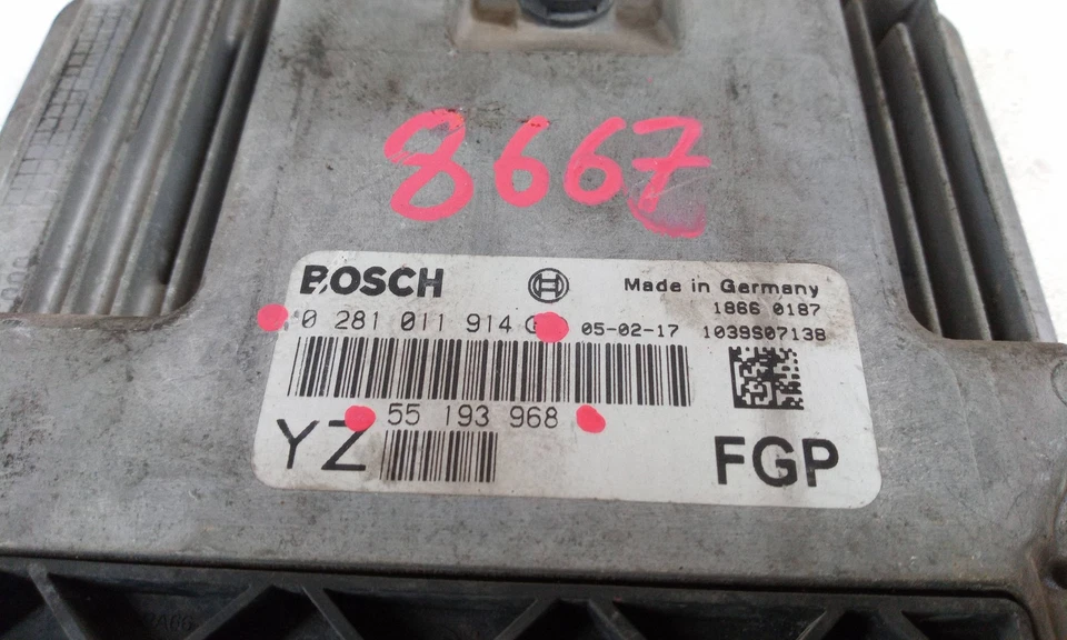 0281011914 centralina motore per OPEL VECTRA C CARAVAN 2005 527703 - Immagine 4 di 4