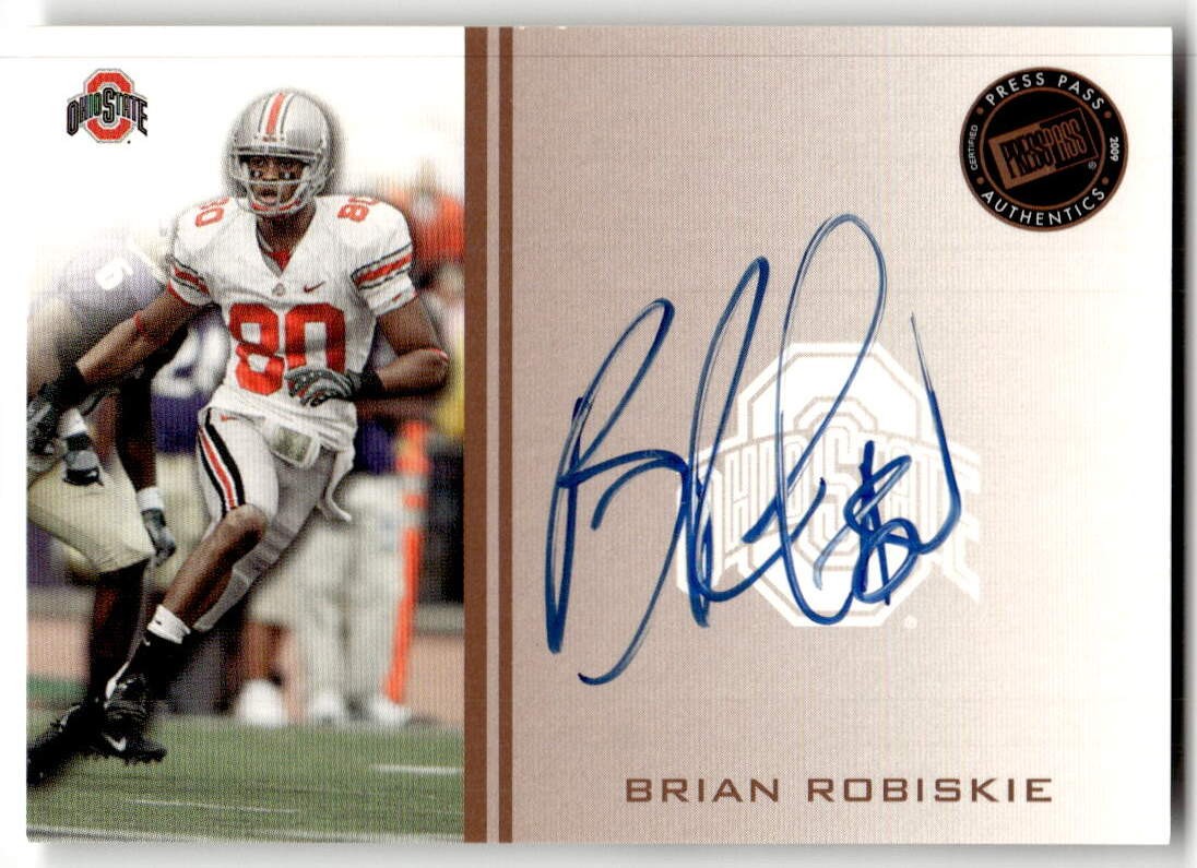 Brian Robiskie Press Pass Signings #PPSBR Bronze