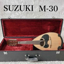 Good Condition SUZUKI Mandolin M-30 Hard Case Suzuki M30 String Instrument