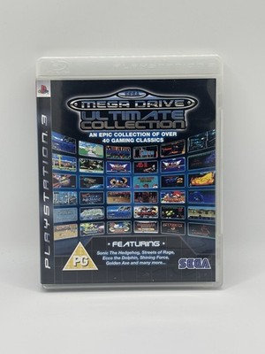 Sega Mega Drive Ultimate Collection Playstation PS3 Videospiel Anleitung PAL
