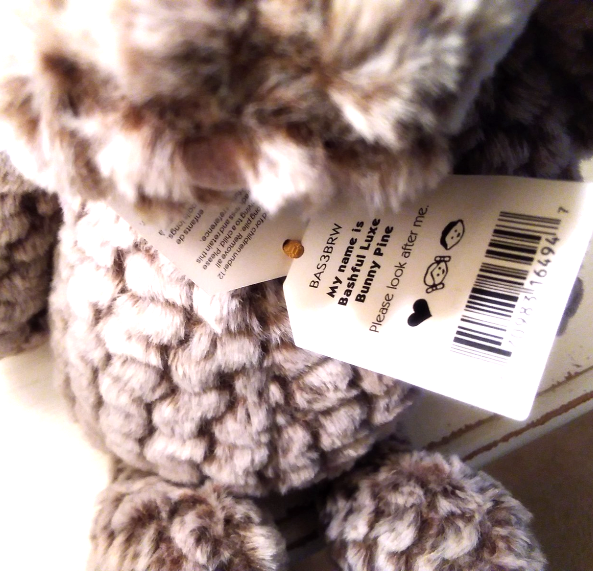 NWT Jellycat Bashful Luxe Bunny PINE Medium Authentic | eBay