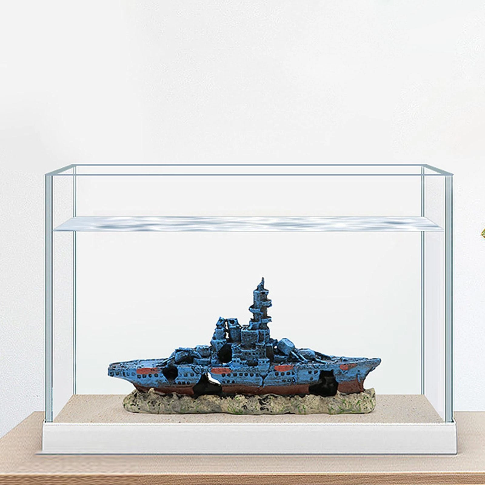 Aquarium Shipwreck Decoration Figurine Betta Fish Accessories Resin for
Opens in a new window or tab