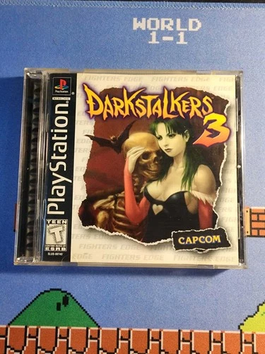 Darkstalkers 3 (Sony PlayStation 1, 1998) PS1 Game Complete W/Manual & Reg. Card