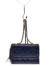 CHANEL Vtg Matelasse CC Tassel Fringe Chain Shoulder Crossbody Bag Black Gold