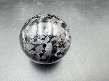 Indigo Gabbro Mystic Merlinite Crystal Sphere Polished Stone Ball