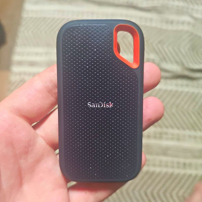 SanDisk Extreme Portable SSD 4 TB externe SSD USB 3.2 Schwarz/Orange