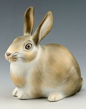   MINT HEREND Guild Bunny Rabbit Natural Figu...