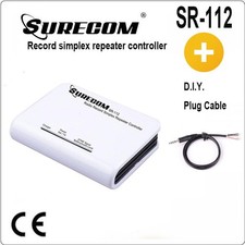 SURECOM SR-112 46-D Record Simplex Repeater Controller with D.I.Y. Plug Cable