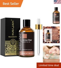 Organic Anise Star Essential Oil 3.38FL.OZ - Perfect for Diffusers Crafts