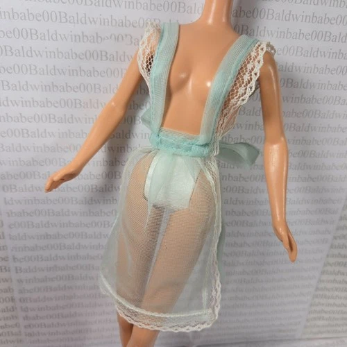 APRON ~ SUPERSTAR SIZE GET UPS AND GO SHEER LACE VINTAGE DOLL ACCESSORY #9151