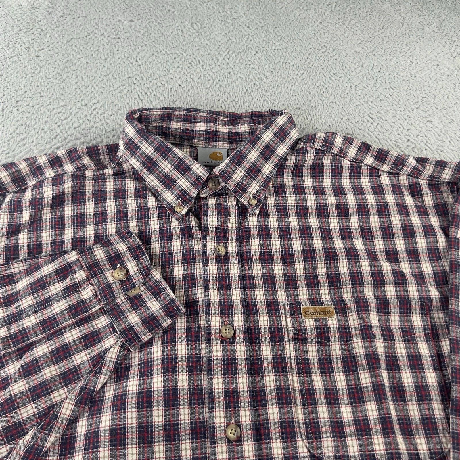 Carhartt Shirt Mens XXL Multicolor Plaid Button Long Sleeve Outdoor Workwear
Opens in a new window o