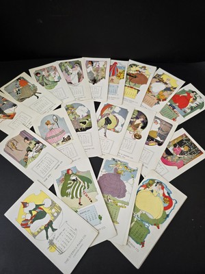 (20) Art Nouveau STERN & MANN Co. Canton Ohio Advertising Calendars~ 1923/24/25