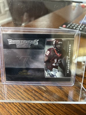 2008 Prestige Prestigious Picks Black /500 Brandon Flowers #PPI-48 Rookie RC