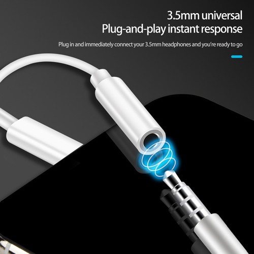 Phone Converter Cord High Performance Voice Call for Port to 3.5mm Audio - Afbeelding 3 van 11