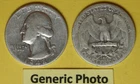 1948-S US Washington Quarter in Circulated Condition...see Generic Photos