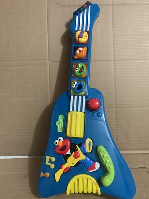 1998 Mattel Fisher Price Sesame Street Elmo's Rock Roll Guitar Tested  Works!
