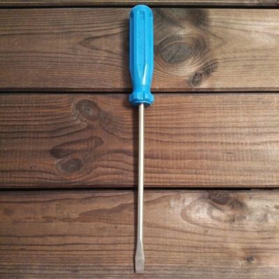 FELO 110 blau - 7x150 - 9/32''x6'' Schraubendreher Flach Bordwerkzeug Car Tool Kit