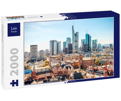 Puzzle „Frankfurt In Der Abenddämmerung“ – 1000 Teile, Von Lais – Hochwertiger Druck, Stabile Schachtel – Für Puzzle-Fans