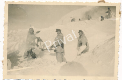 Foto WK II Soldaten Uniform Winter Tundra 1942 Eismeer Front Suomi Norway K1.86