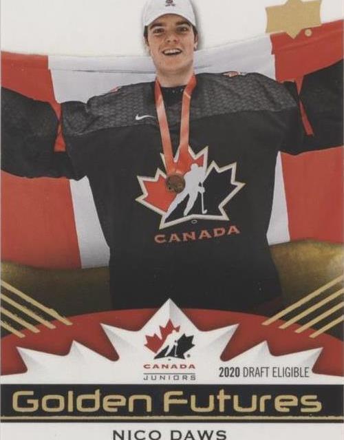 2020-21 Upper Deck Team Canada Juniors - Nicolas Daws #GF-2 - 1 of 1