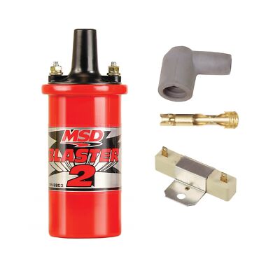 MSD Zündstrahler 2 Performance Zündspule mit Vorschaltgerätwiderstand (rot)