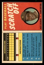 1970 Topps Scratch-Offs Baseball #7 Nate Colbert EX *d5