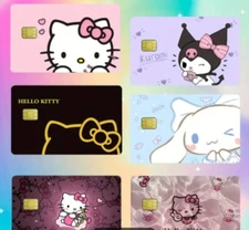Cute Vibrant Hello Kitty and Friends Credit/Debit Card Sticker Skins B2G1 PVC