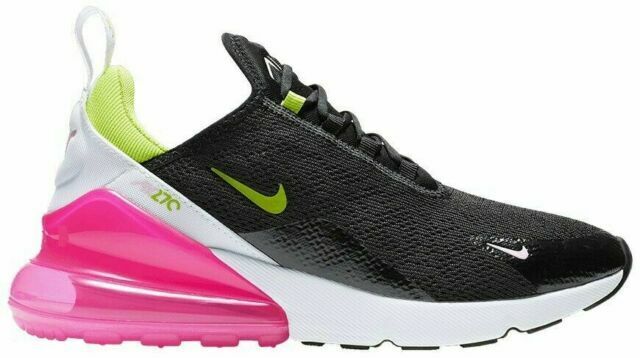 womens nike air max 270 black and pink