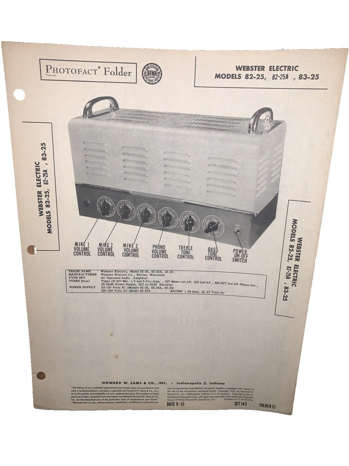 Western Electric винтажная литература
