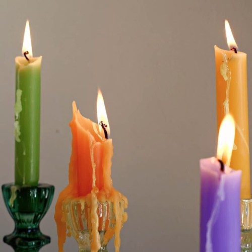 Candlestock Hippie Drippy Drip Candles - 6 Pack - Picture 21 of 38