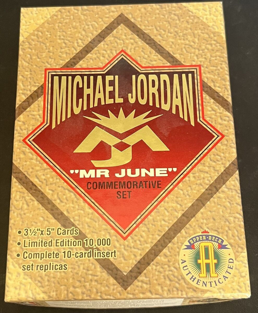 Michael Jordan 1994 Upper Deck Mr. June Commemorative Michael Jordan 1994 Upper Deck Mr. June Commemorative