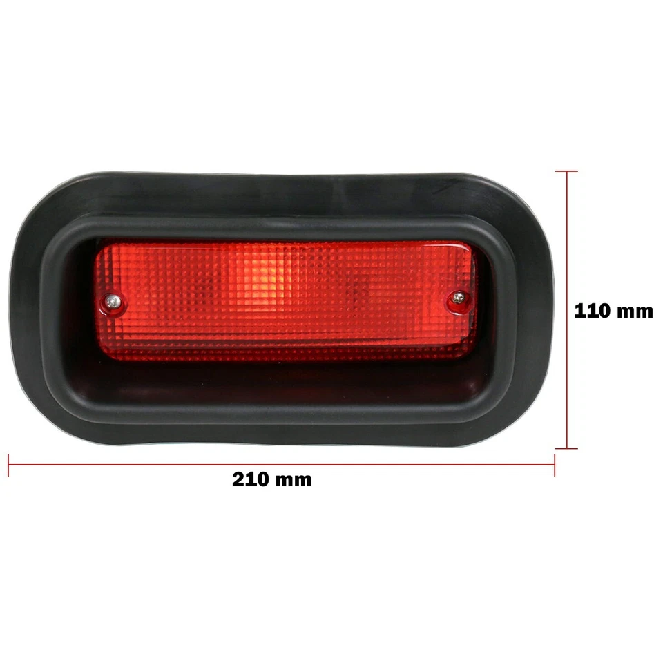 Red Lens Rear Bumper Driving Fog Light For Honda Civic 1988-2001 Acura Integra - Image 4 of 4